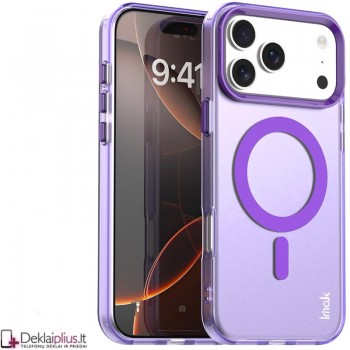 Imak smūgiams atsparus dėklas su magsafe - violetinis (Apple Iphone 17 Pro/Iphone 18 Pro) Imak smūgiams atsparus dėklas su magsafe - violetinis (Apple Iphone 17 Pro/Iphone 18 Pro)